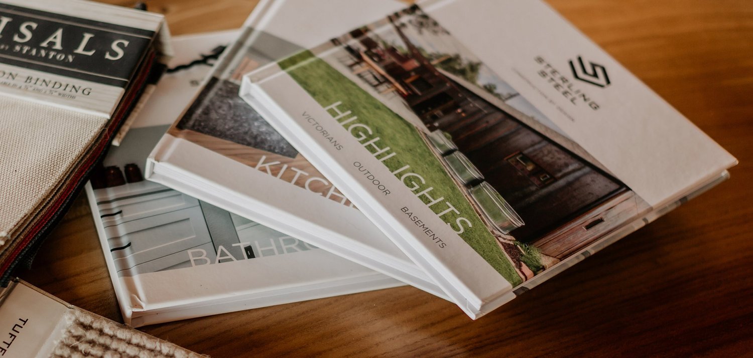 Sterling Steel hardcover portfolio books