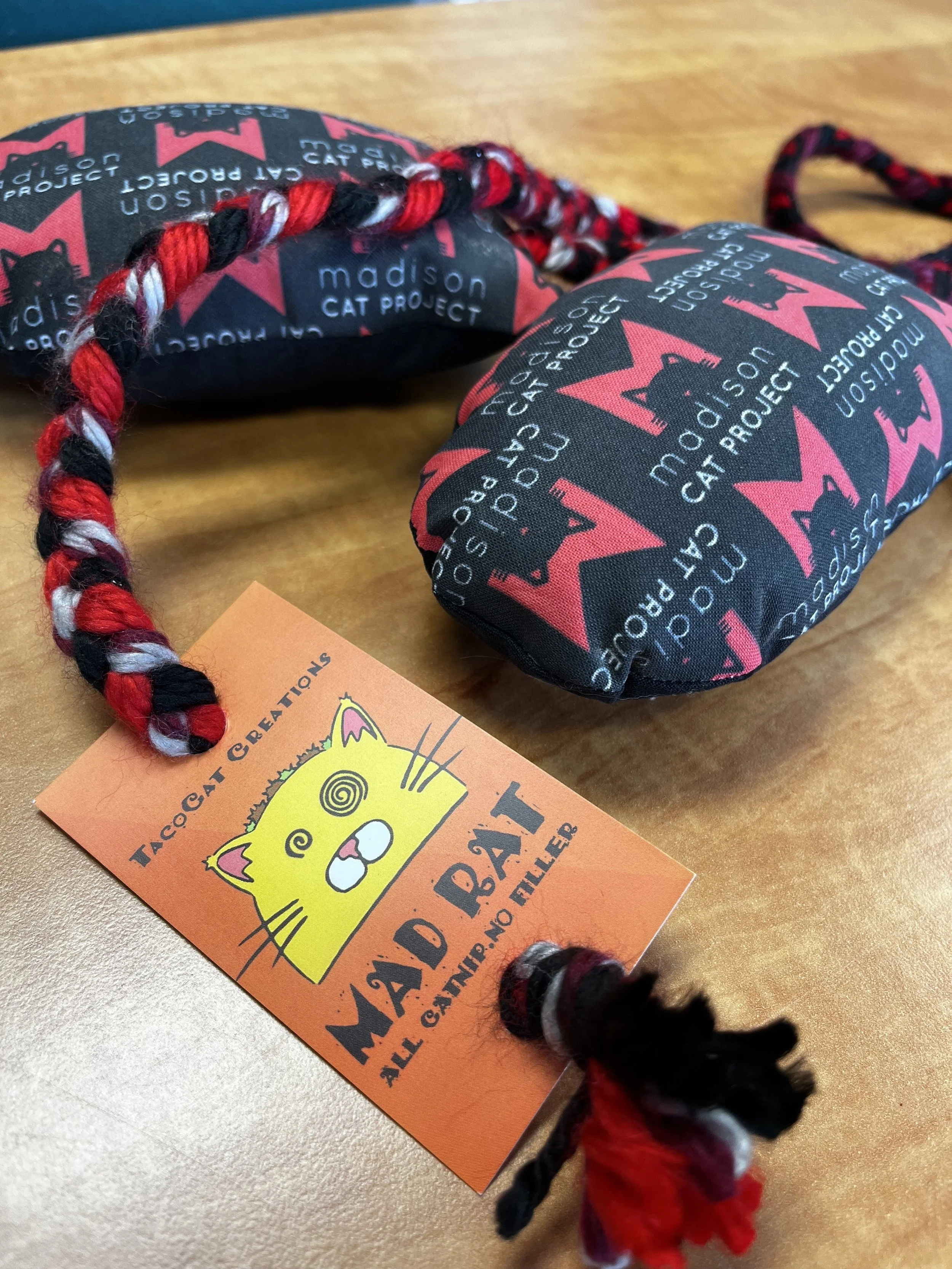 MCP Limited Edition MadRat Catnip Stuffed Cat Toy — Madison Cat Project