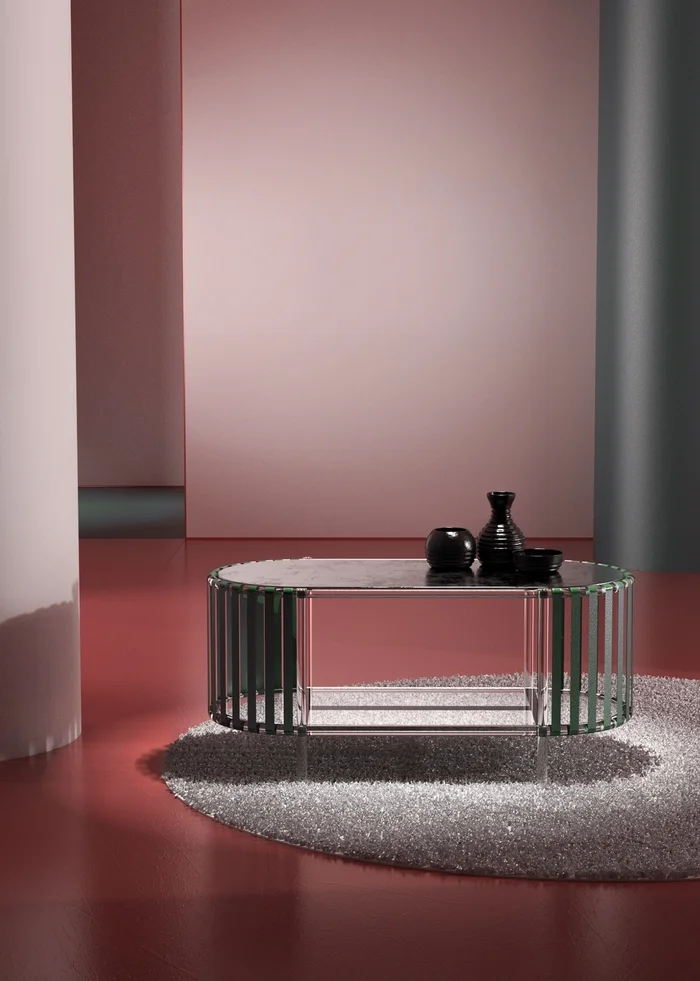 The Caribe table by Tu Taller Design. Render by Gonzalo Miranda.
