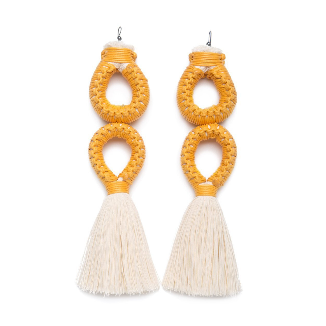 Earrings by Caralarga.