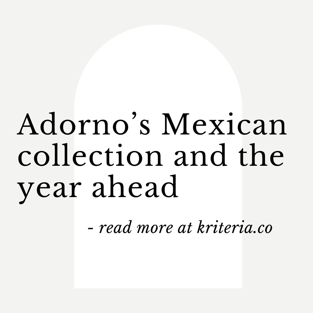 #Interiors// A Mexican collection by Adorno @adorno.design and the year ahead. Full story at kriteria.co.⠀⠀⠀⠀⠀⠀⠀⠀⠀
.⠀⠀⠀⠀⠀⠀⠀⠀⠀
.⠀⠀⠀⠀⠀⠀⠀⠀⠀
#Interiorismo// Una colecci&oacute;n mexicana de Adorno @adorno.design y el a&ntilde;o que viene. Art&iacute;culo