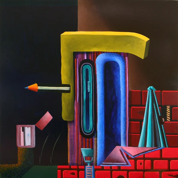 Arcade Arcade Machine, 2010 Acrylic and oil on linen. 190x190 cm