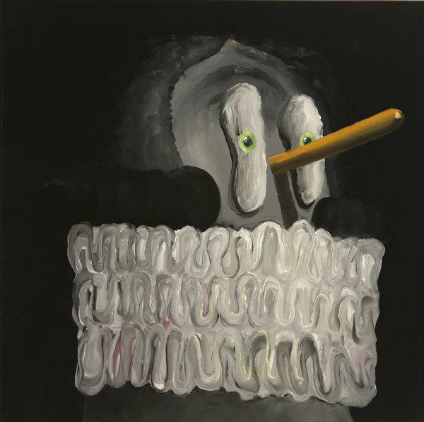 Rey Pasmado, 2009 Acrylic on canvas. 50x50cm