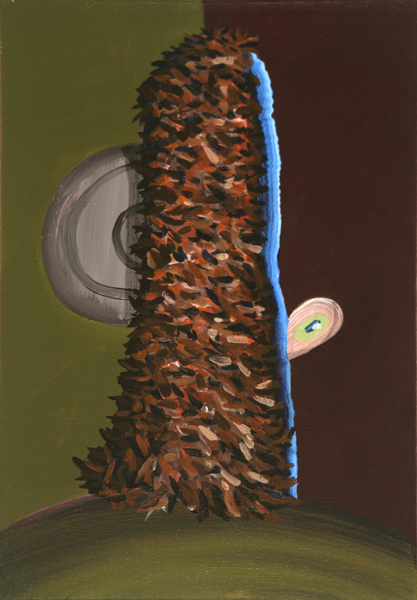  Tímido (Cromático Descendente), 2009 Acrylic on linen. 35x24,5cm 