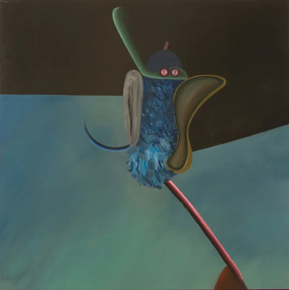 Rápido, Más Rápido, 2011 Acrylic on linen. 100x100cm