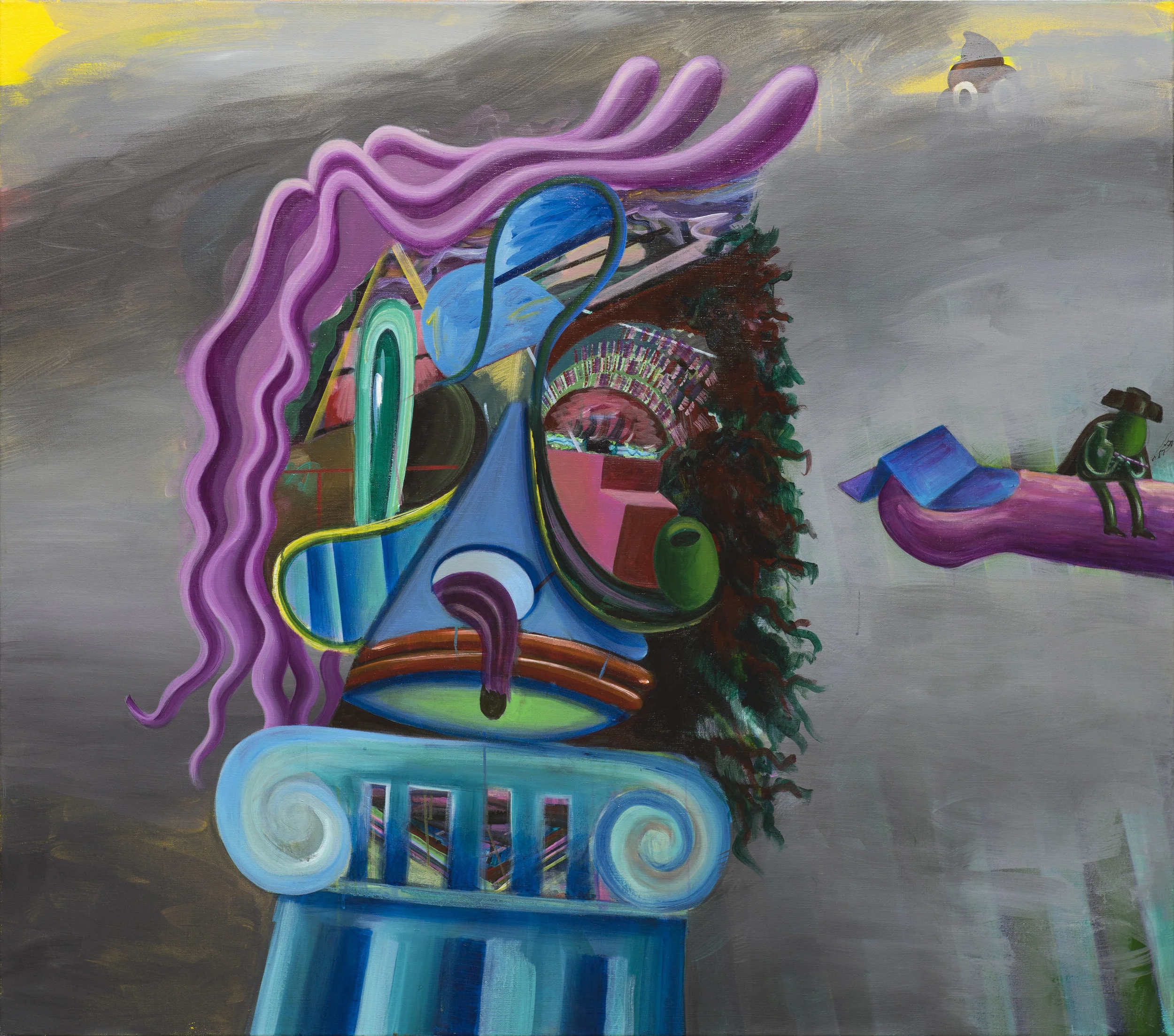 Economy of Self-fulfillment, 2016 Acrylic on linen. 160x140,5cm