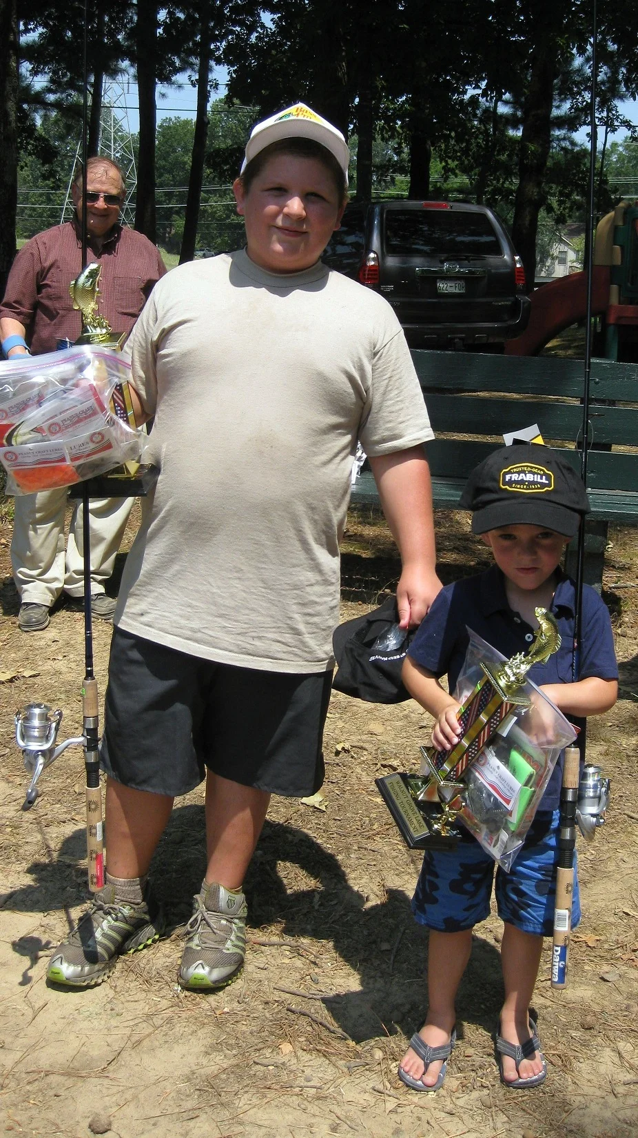 Luke Swearingen and Christian Tie for Most Bass - Boys