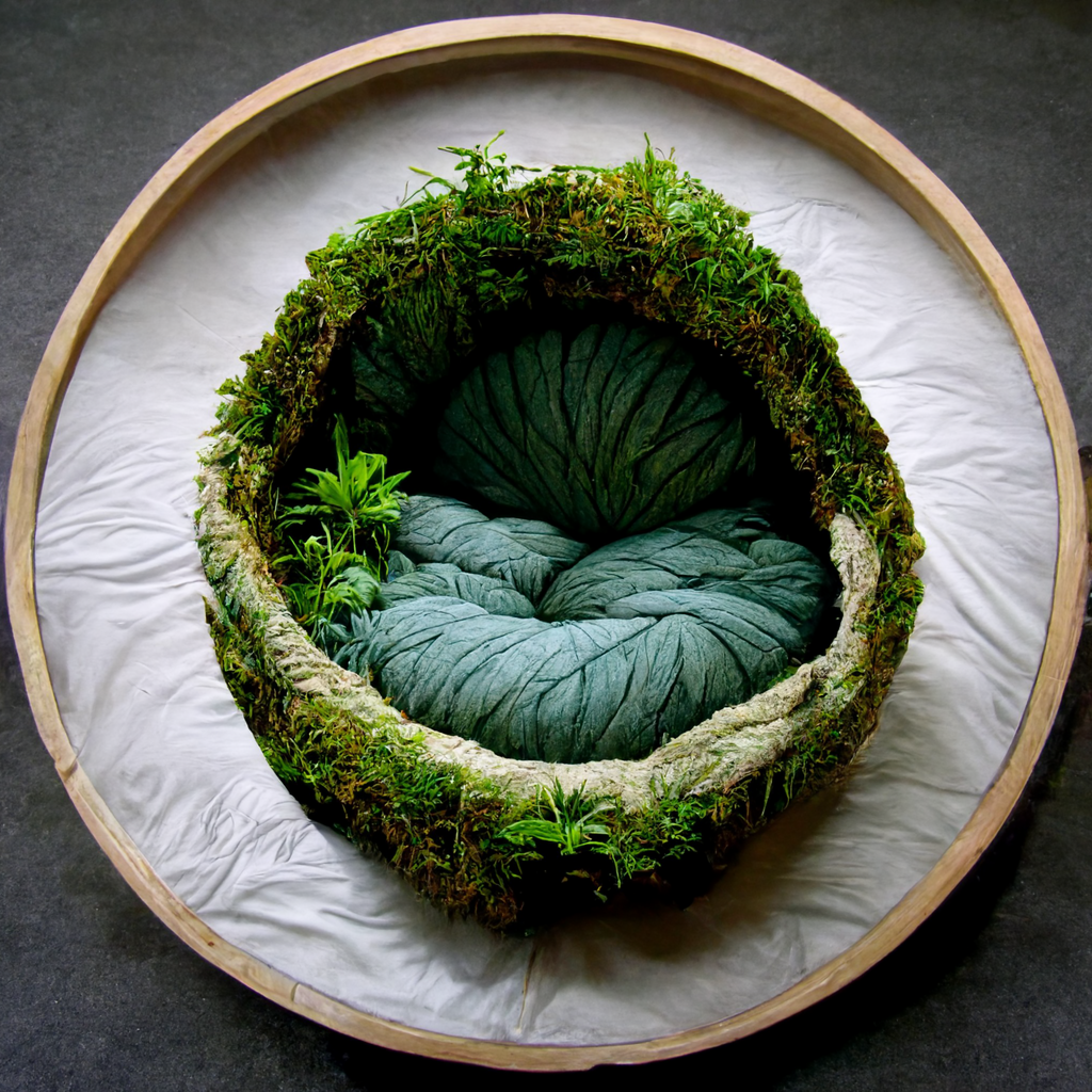AvaEstrada_round_bed_made_out_of_plants_lush_f6c5d19d-b061-4ccc-b515-cc874e75bb6a.PNG