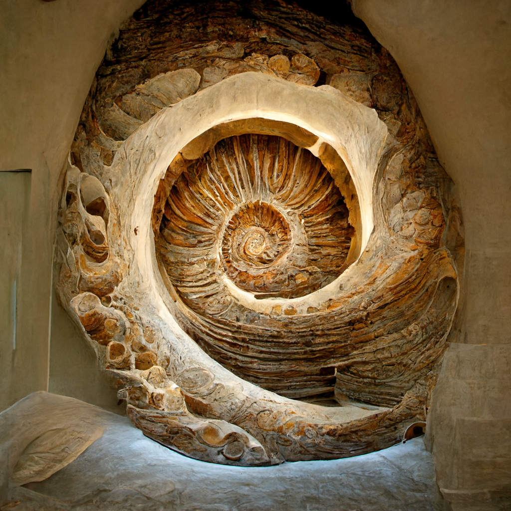 AvaEstrada_house_inside_huge_shell_fossil_spiral_shell_9e323d97-ea7b-47cc-b96f-c3c7fb80cb55.png