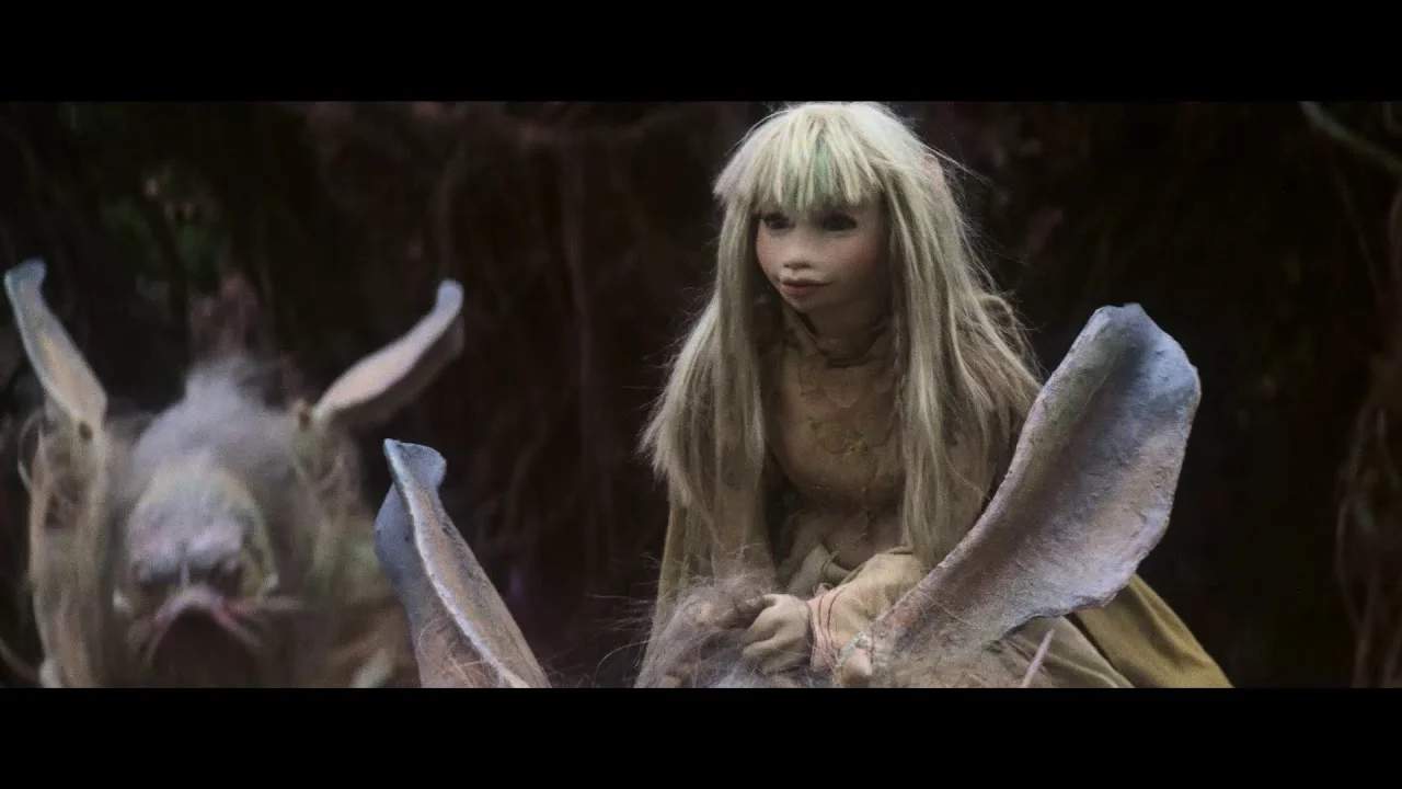 Kira atop a Landstrider. The Dark Crystal 1982.
