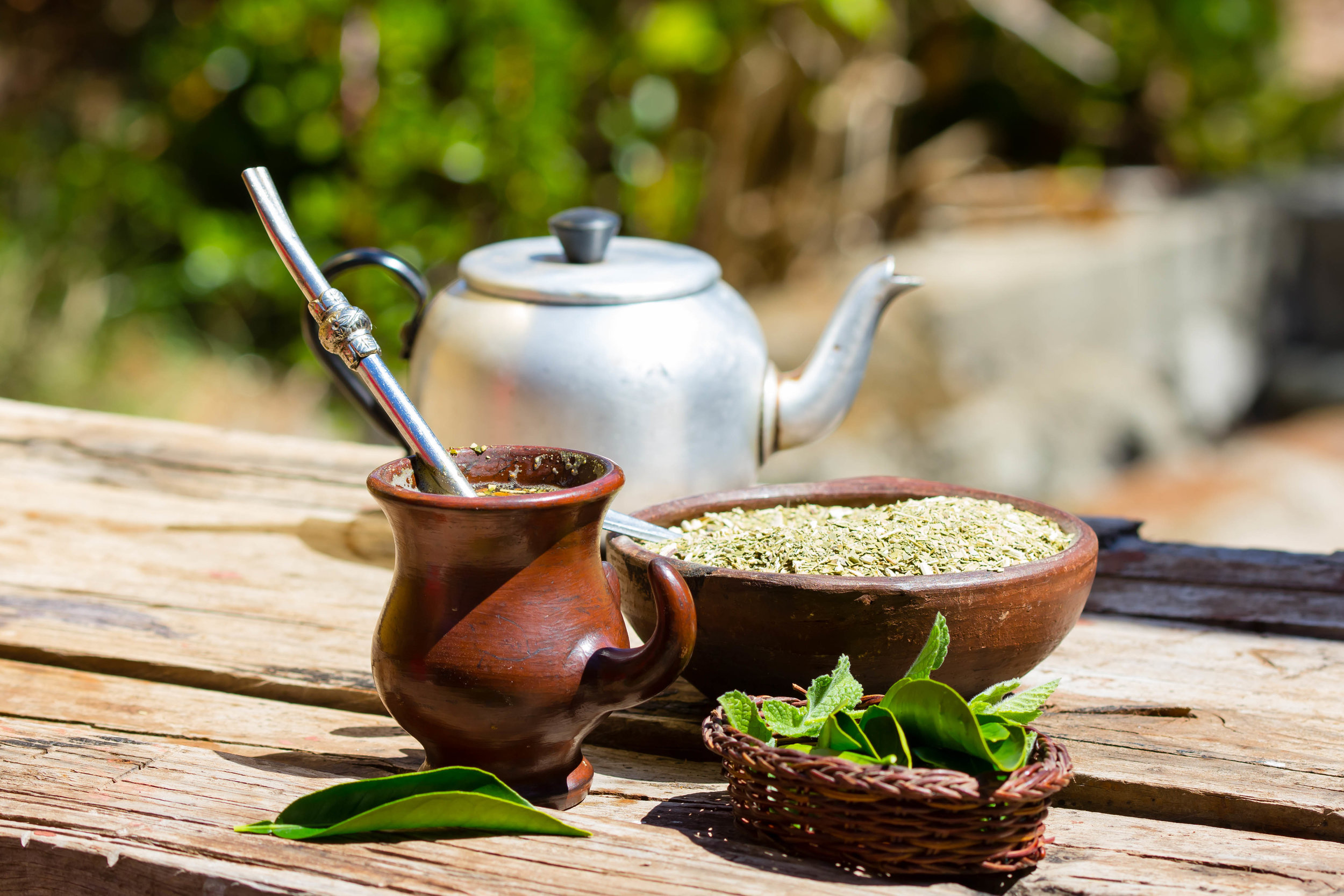 mate set on table with mate leaves.jpg