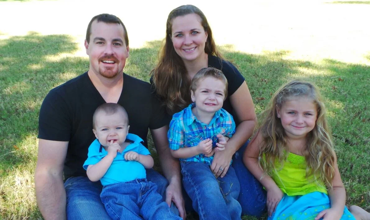 (from left to right) Josh, Danielle, Zeke, Zane, Zoe Dorrell