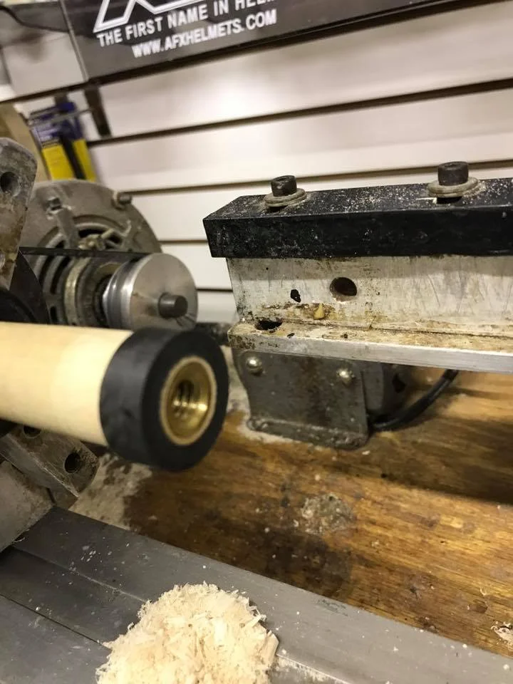Ferrule being turned