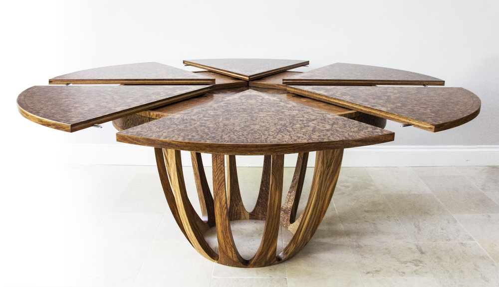 Johnson Furniture, Expanding Circular Dining Table Plans