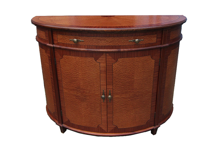 Pommele Sapele Demi Lune