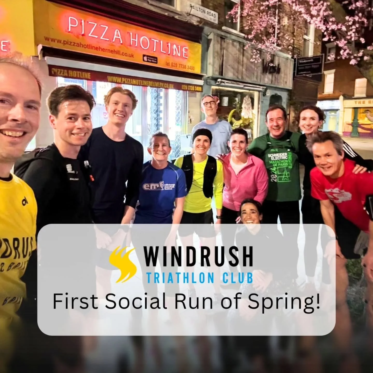 🌸 First Social Run of Spring 🌸 

Great to kick off the season with our first social run of Spring! Fantastic turnout, plenty of smiles, and a solid few miles shared with great company. From steady cruisers to speedy legs, it was brilliant to see ev