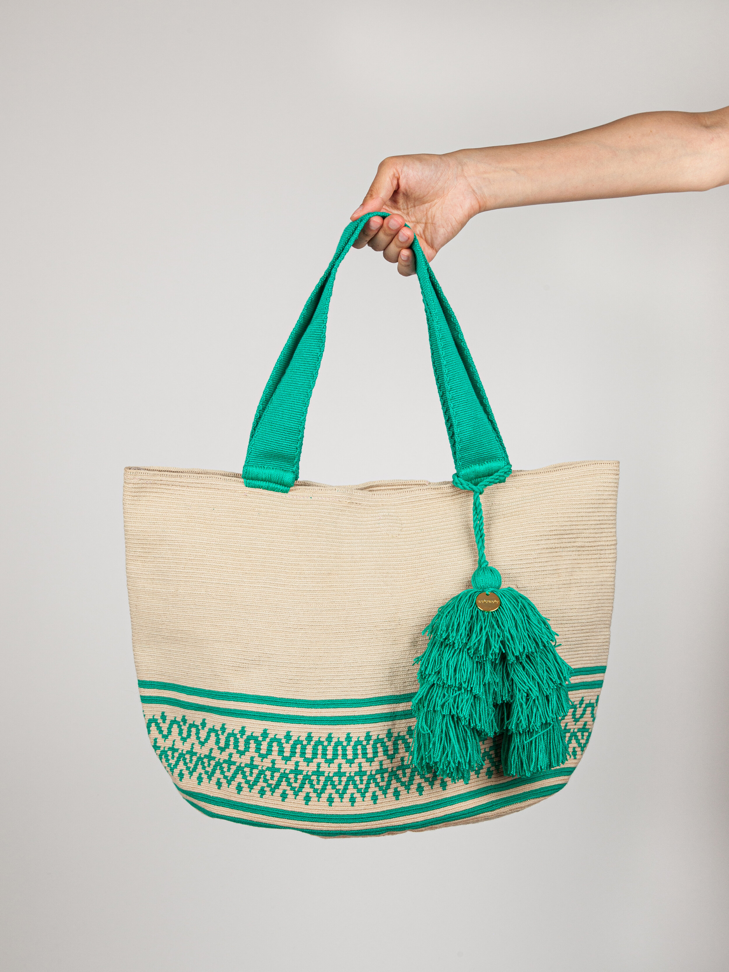 WAYUU TOTE BAG - GREEN 