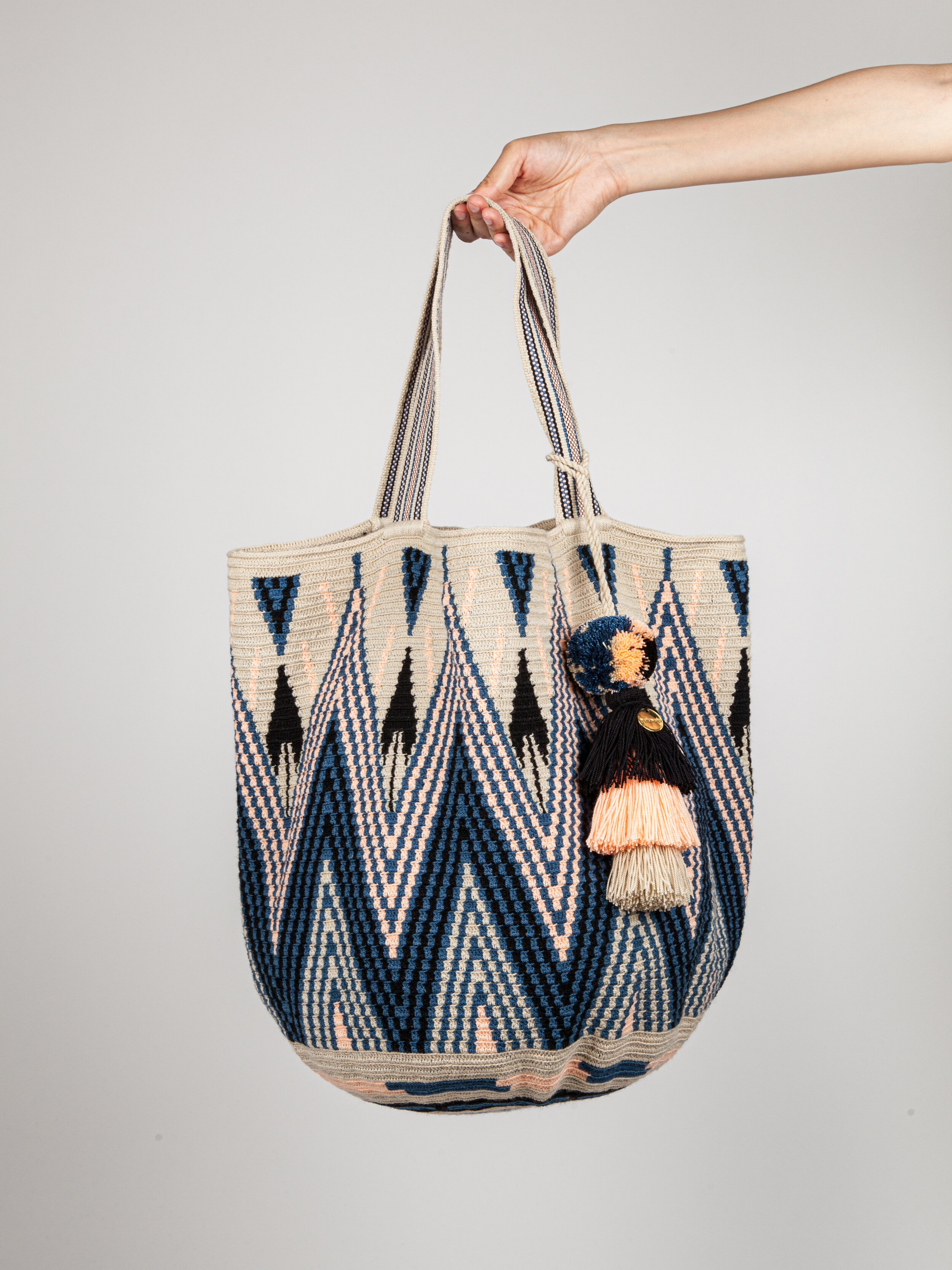 WAYUU ZUZU BAG - BLUE AND ORANGE