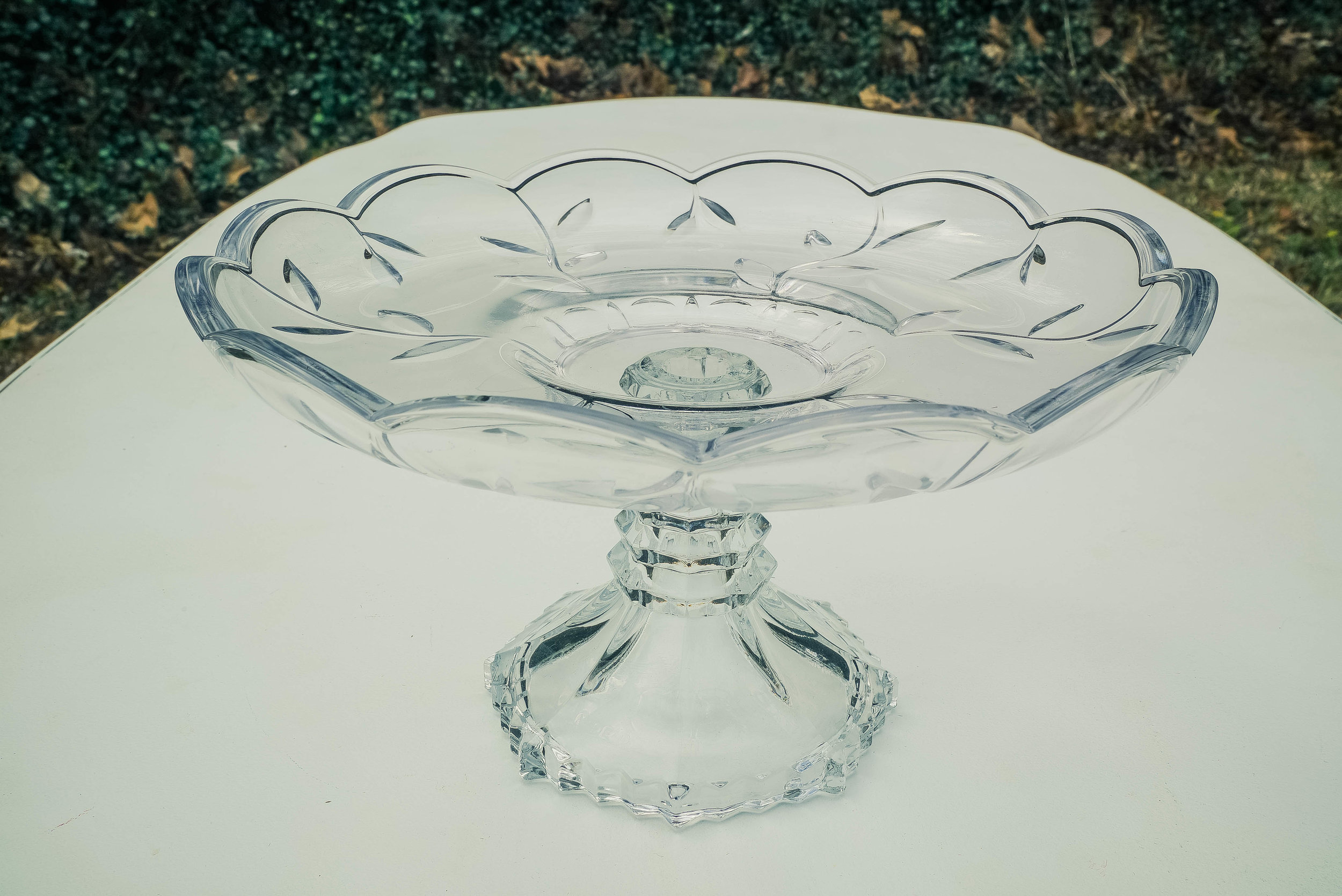 Clear Glass Dessert Dish