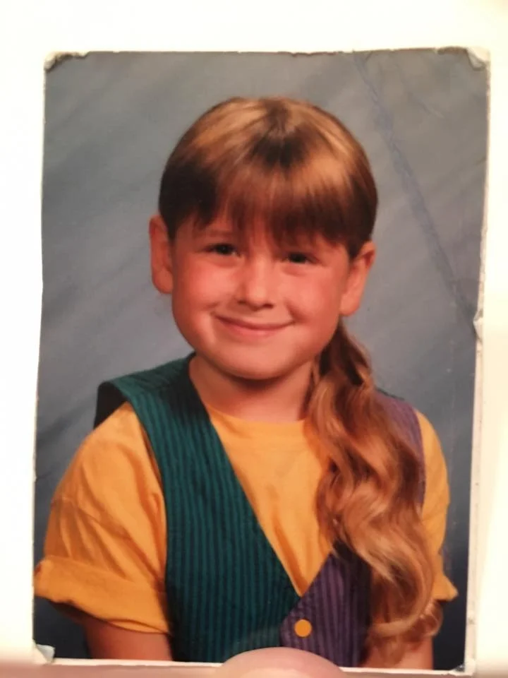 Me, age 5! I'm so stylish!