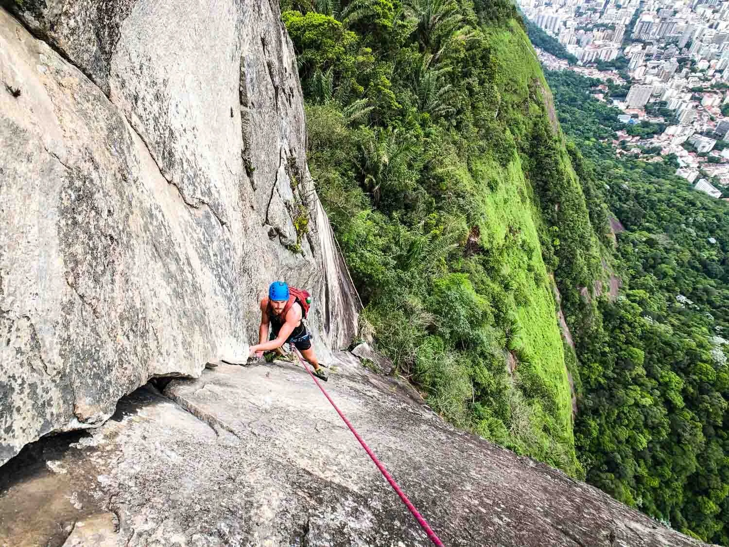 Rock climbing in Rio Corcovado Rio Mountain Sports