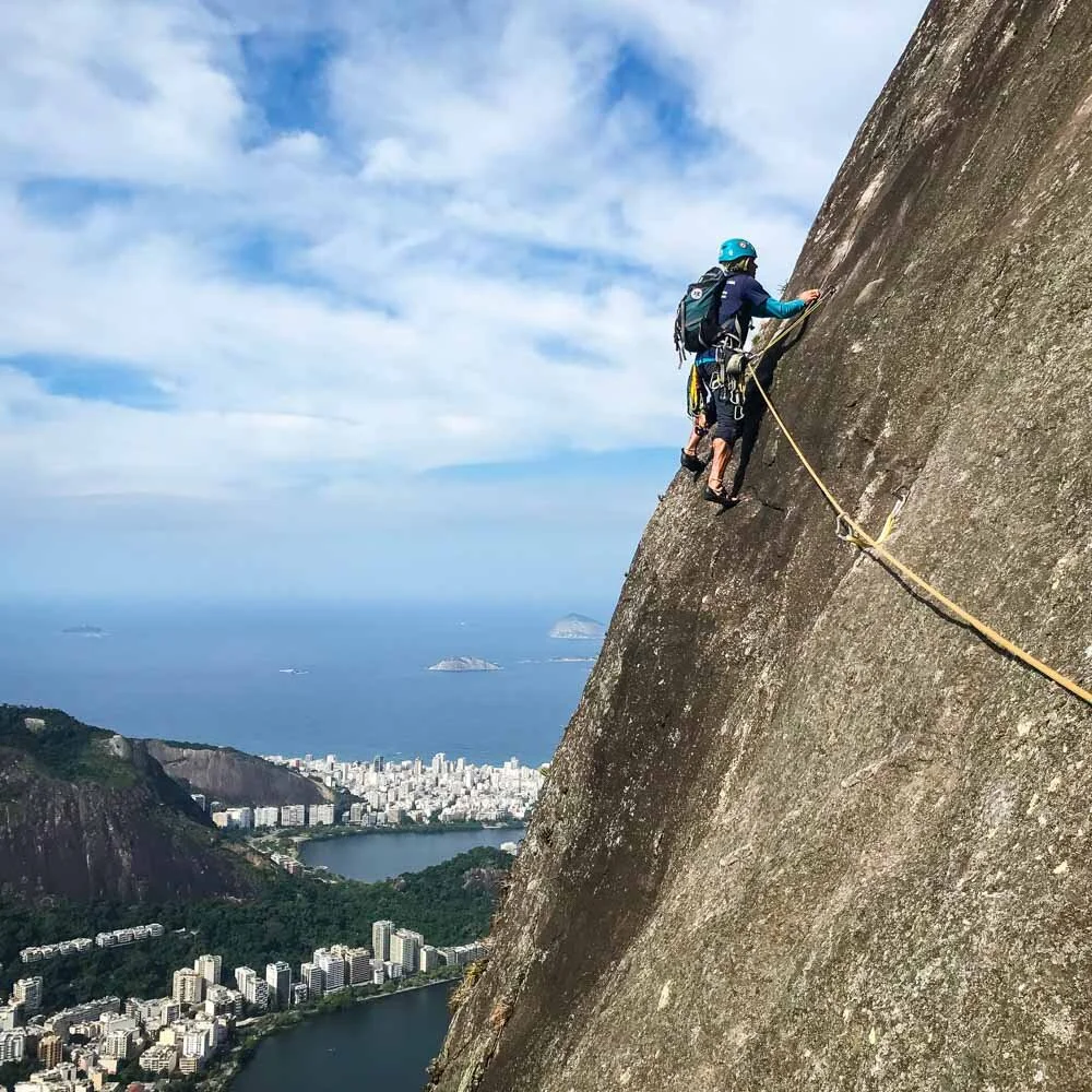 Rock climbing in Rio Corcovado Rio Mountain Sports