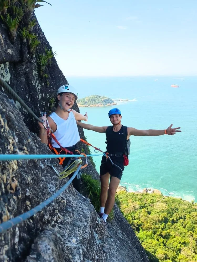 Via ferrata CEPI on Sugarloaf Mountain in Rio de Janeiro