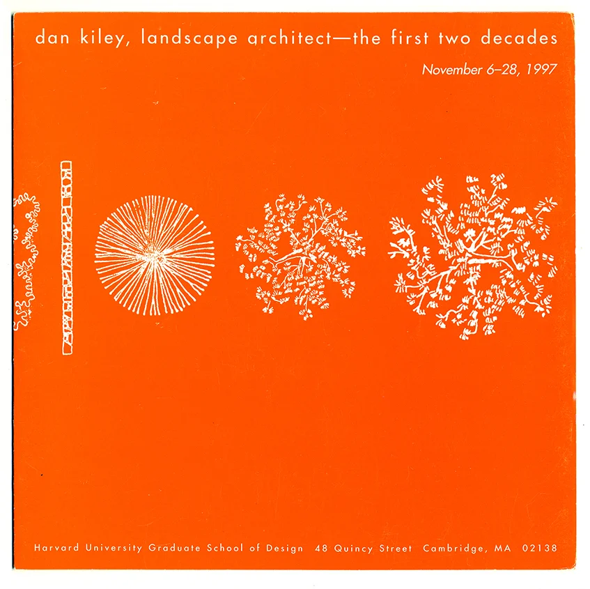  exhibition booklet, Harvard Graduate School of Design