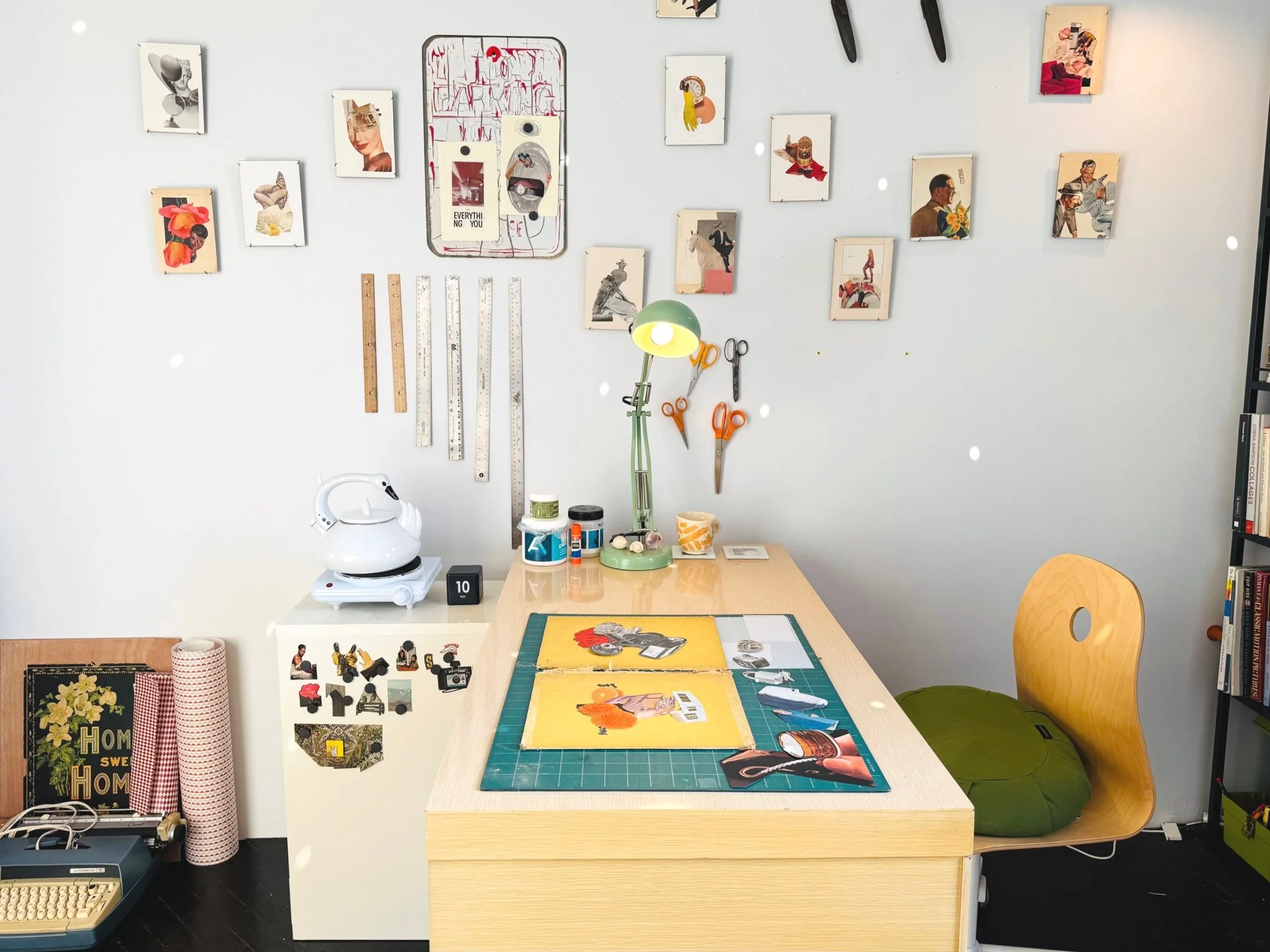 Beth's studio at Maryland Art Place