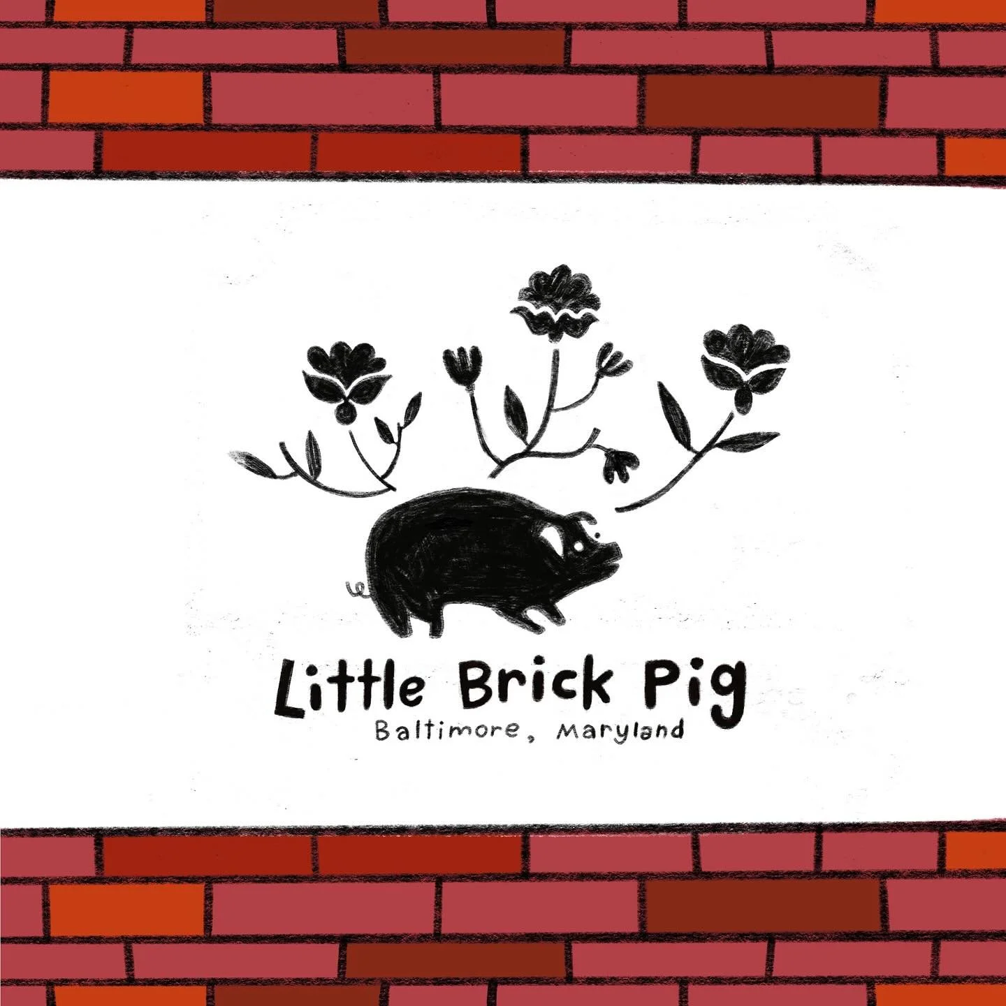 Little Brick Pig re-introduction and new venture 💛
We (Drew and Beth) are going to share our pig-themed arts and crafts with you. We are two water pigs living in Pigtown, and that’s too much pig energy to keep to ourselves. 
Look out for our