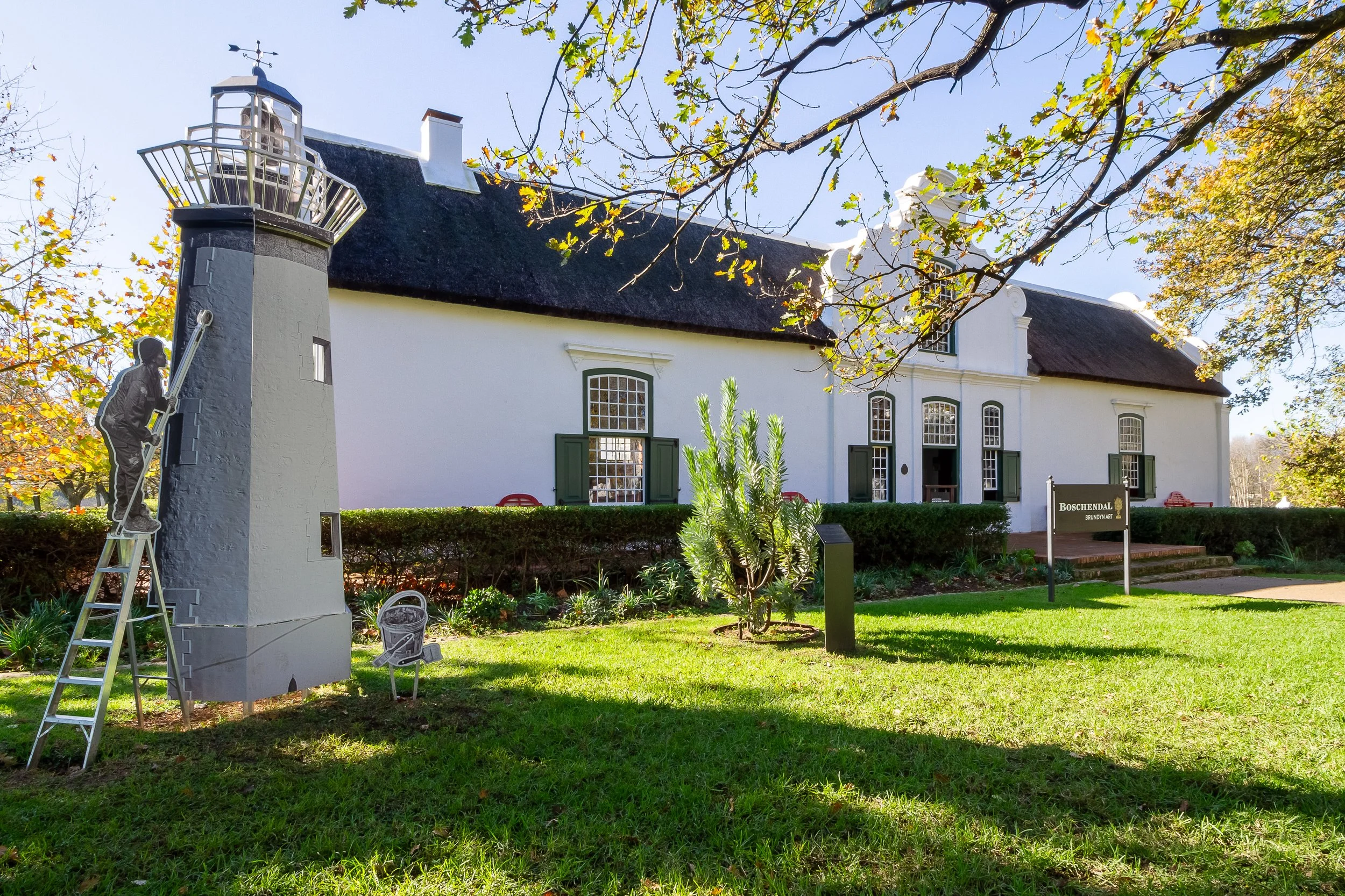   Prisoner doing the general work,  2024 Photo-sculpture installation, UV print on steel 