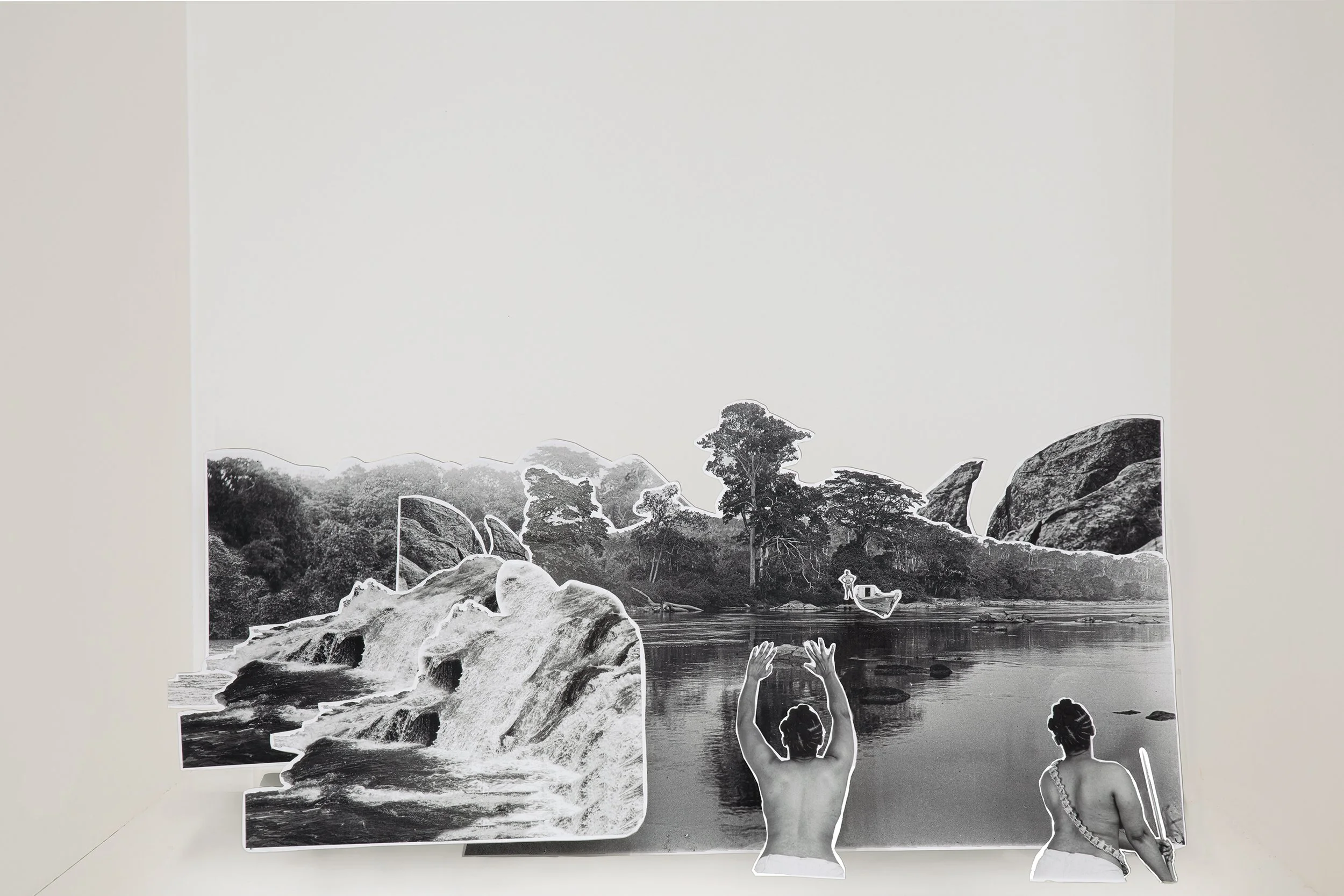  Let me Cross First, 2023 Inkjet print on cotton rag paper, 64 x 90 cm                                                                                                                                                                                    