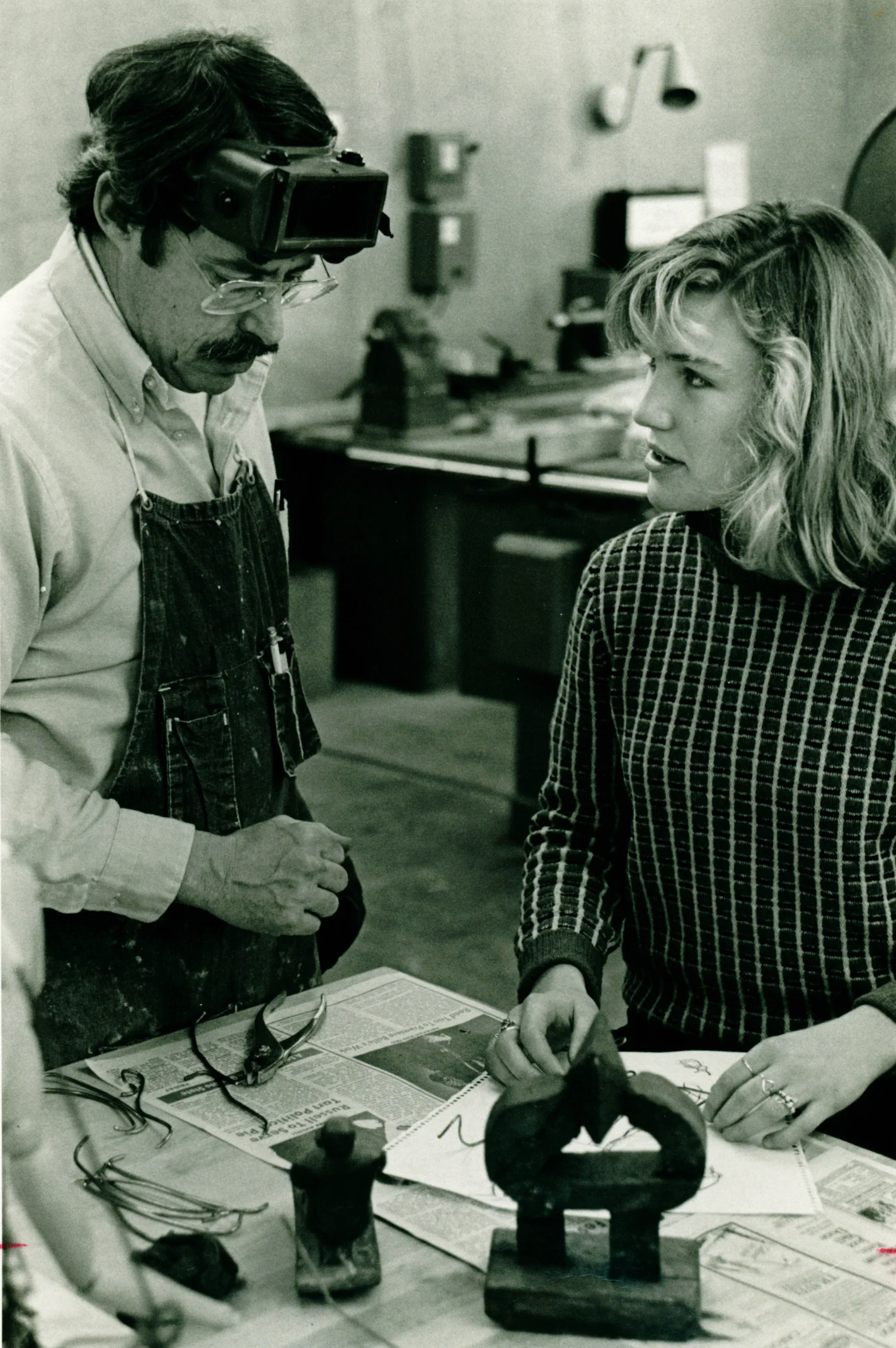 Miller with SPS student 1984.jpg