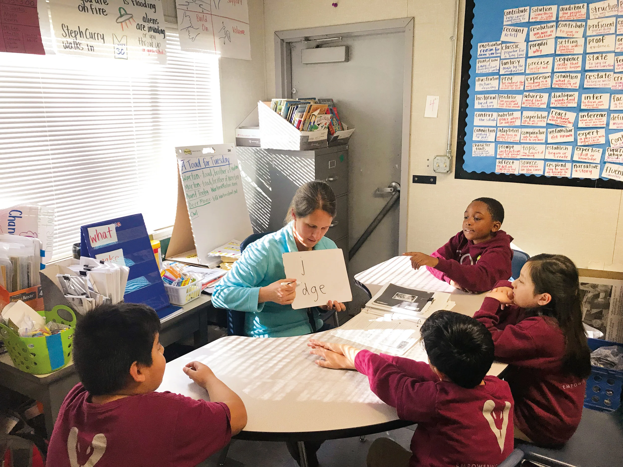 Caitlin Dobson ’99 has come to love teaching students from disadvantaged communities because of the relationships formed with students and their families.