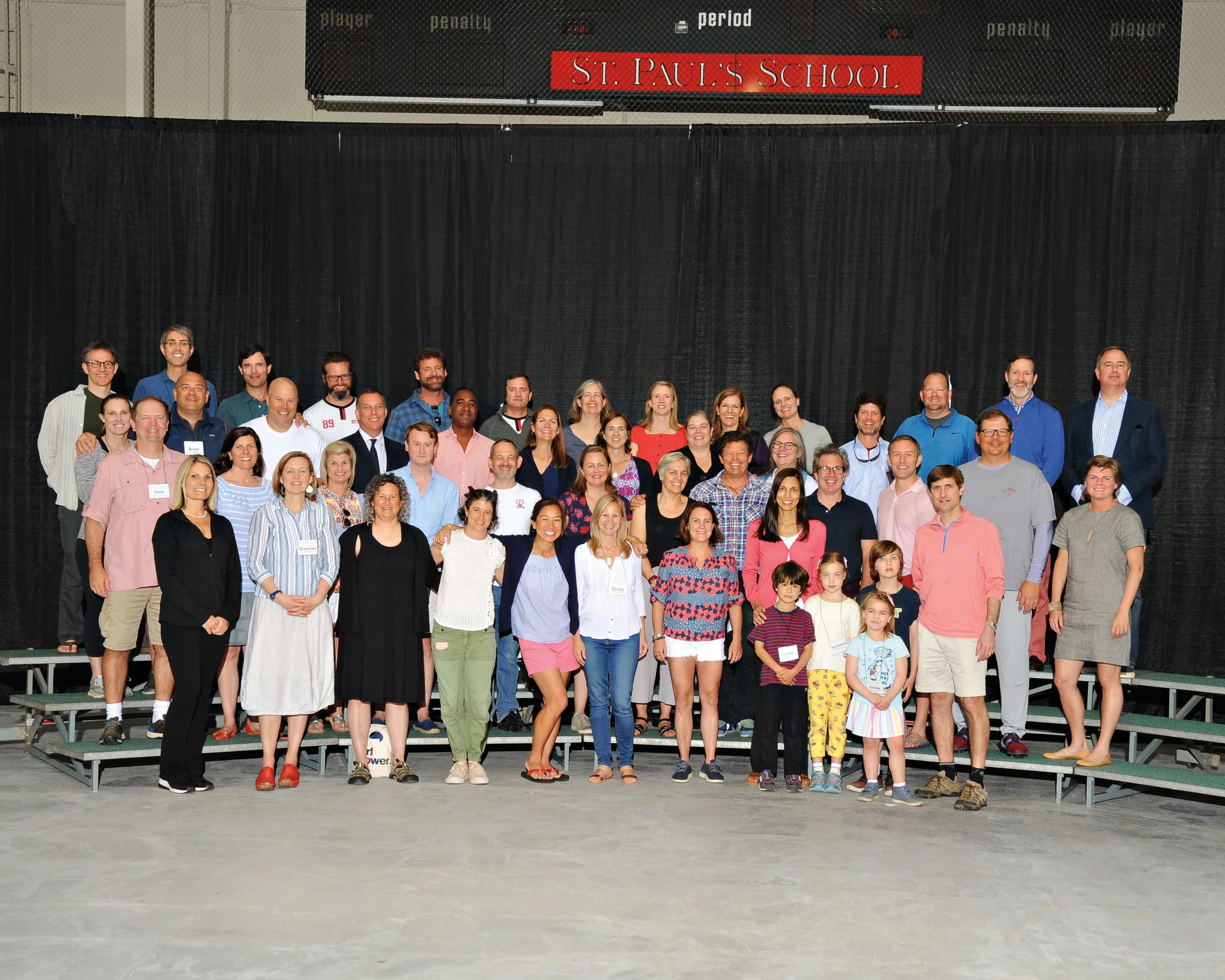 (L. to r.) row 1: Kelly Cashman, Gretchen Giumarro, Amanda Cramer, Shauna Peet, Sarah Park, Sandy Vergara, Alice Campbell, Vanya Desai, Charles Goodwin; row 2: Dale Gillham, Jessica Mellon, Colleen Fellows, Hugh Anderson, David Drinkwater, Lily Kinlin, Laura Munro, Pete McBride, Will Stubbs, Dan Molnar, Dave Kolojay, Lisa Tilney; row 3: Lisa Wasson, Brian Berlandi, Matt Mallgrave, Paul Spadone, Kevin Saleeby, Lexi Carr, Laura Heard, Amy Beatie, Andrea Greer, David Leuthold; row 4: Karl Peet, Chris Fleischner, Dennis Lynch, Tom Noe, Andrew Balser, Andrew Leonard, Tory Tomlinson, Abigail Davenport, Kate Gellert, Sarah Crowley, Dave Goff, Matthew Bell, and Jason Savage.