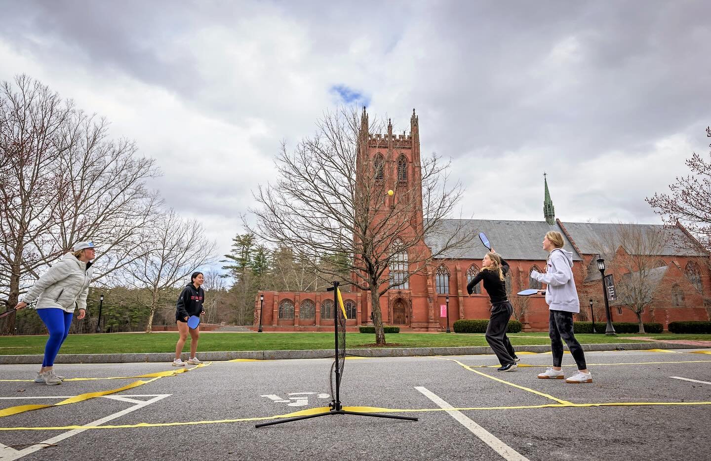 Pickleball is kind of a big &ldquo;dill&rdquo; here in Millville! 

Over the weekend, some of our students took to Rectory Road, converting it into an impromptu court to host some serious competition.