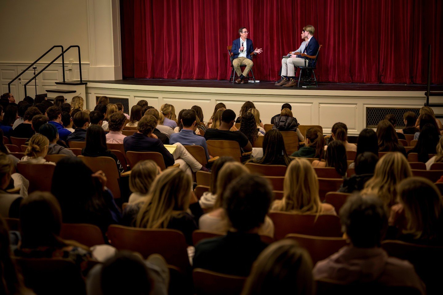 This week, we welcomed the Honorable Jess Baily &rsquo;78, former U.S. ambassador to Turkey and North Macedonia, back to Millville for a chapel talk and conversation headed by co-moderators Rhys Henrikson &rsquo;26 and Isa Martinez &rsquo;24.

Speaki