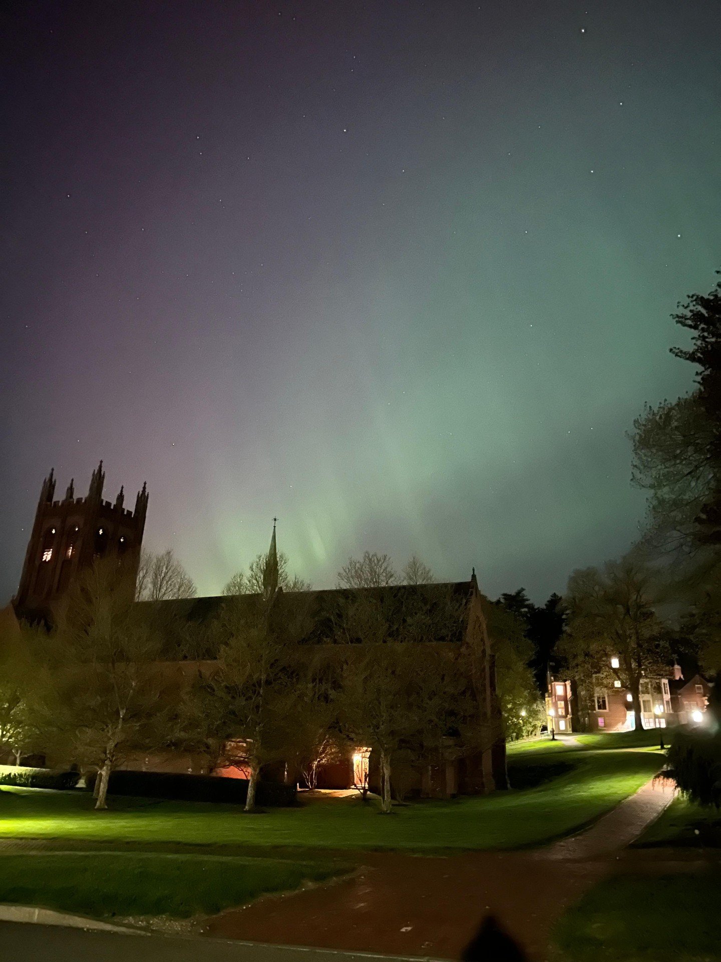 Over the weekend, students and faculty had the opportunity to witness a breathtaking display of nature &mdash; the aurora borealis! Thanks to an unusually powerful solar storm, this incredible light show was visible in the night sky above Millville, 