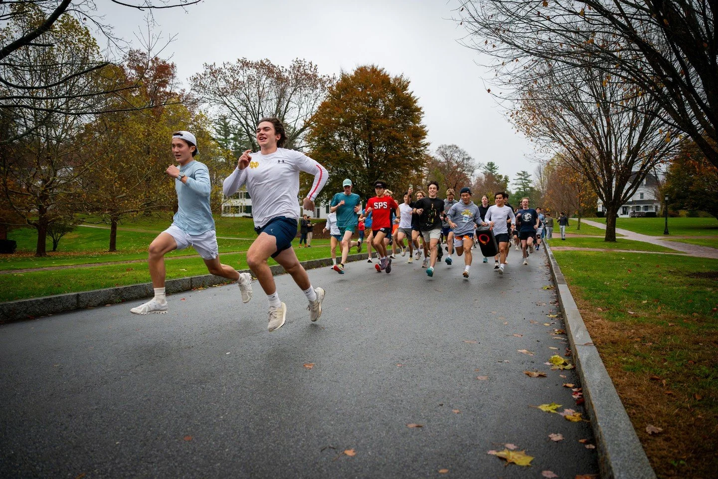 Students hit the trails for the 53rd annual Charles B. Morgan Club/House Run! 🍂🏃&zwj;♀️🏃&zwj;♂️

The two-mile course through the Millville woods brought out plenty of school spirit &mdash; and competition &mdash; as runners raced for Club Cup poin