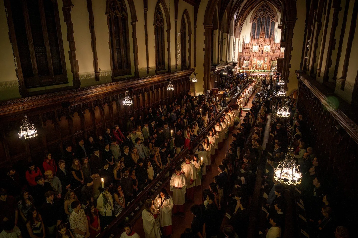 The SPS community gathered in the Chapel of St. Peter and St. Paul last night for the fourth annual Celebration of Lights &mdash; a multifaith service celebrating Hanukkah, Diwali, the divine light of Islam, the seven candles of Kwanzaa and the Chris