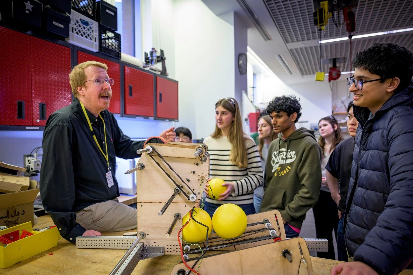 Innovation was in the air last week as Austin Meyer &rsquo;88, president of Laminar Research and creator of the X-Plane flight simulator, spent a day in Millville.

After attending morning chapel, visiting an advanced physics class and meeting with S