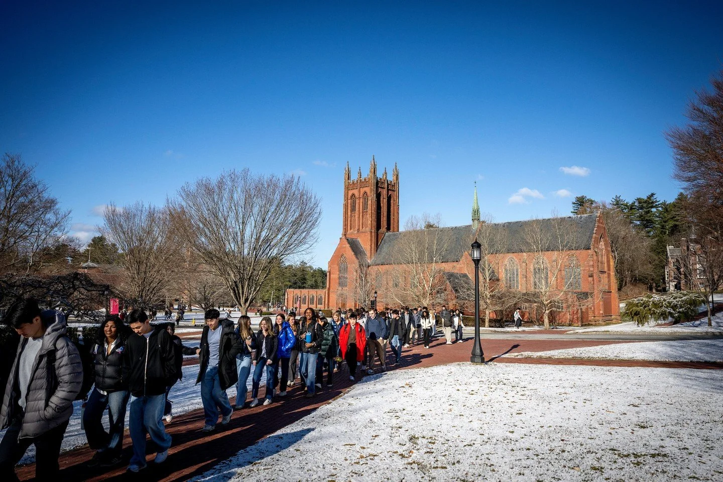 Nothing says the first day of Spring Term in Millville like a little hello from Old Man Winter! We hope everyone enjoyed Spring Vacation &mdash; and not to worry, warmer days are ahead. This morning&rsquo;s snow is already gone! ☀️