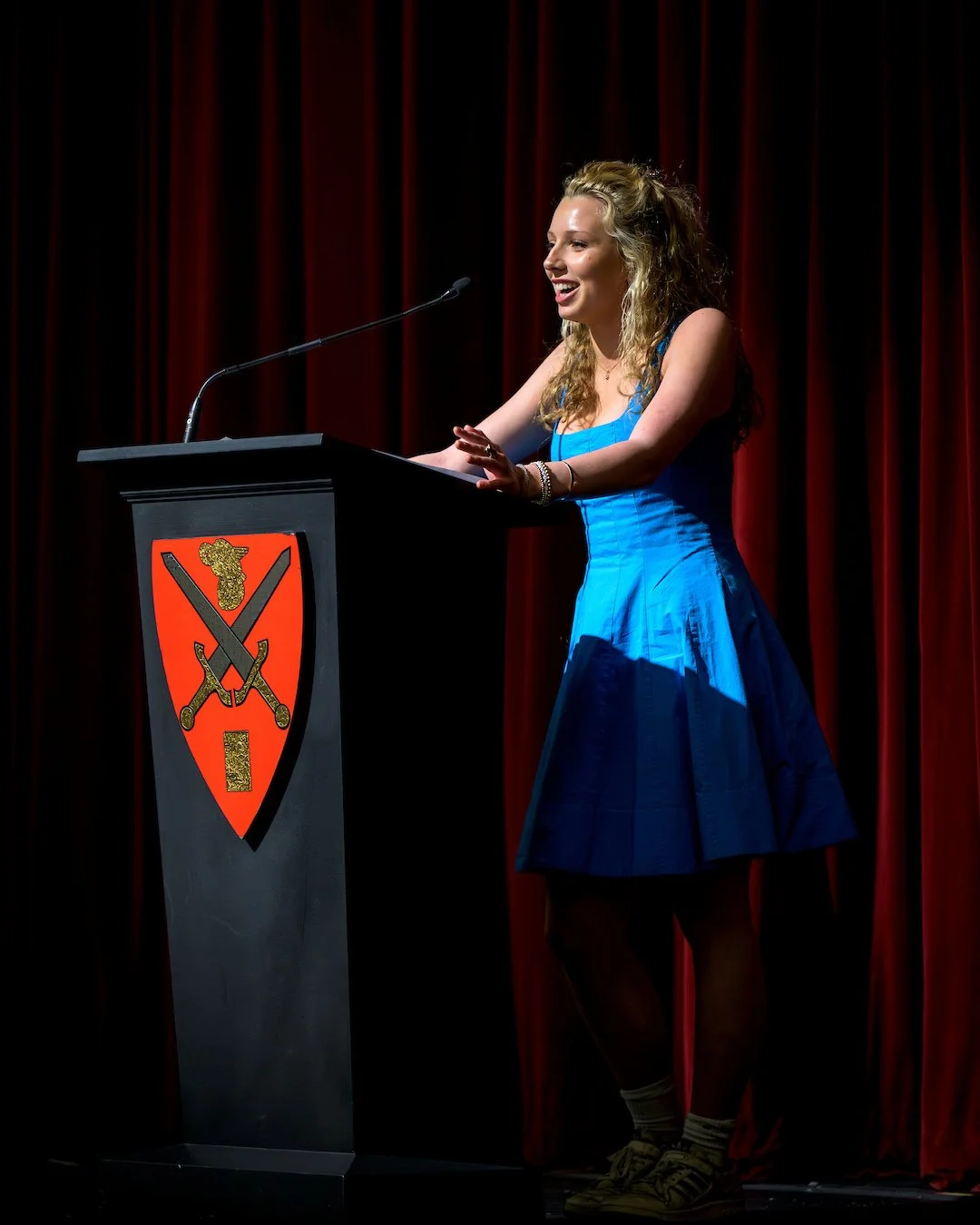 Congratulations to Catherine Allen &lsquo;29, this year&rsquo;s winner of the Hugh Camp Cup! 🏆

During this year&rsquo;s competition, held in Memorial Hall just before the start of Mid-Spring Recess, Catherine delivered a speech about overcoming the