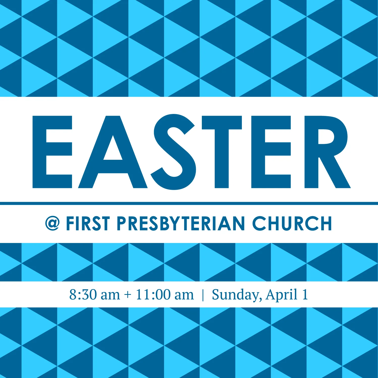Easter at First Presbyterian Church of Sioux Falls.