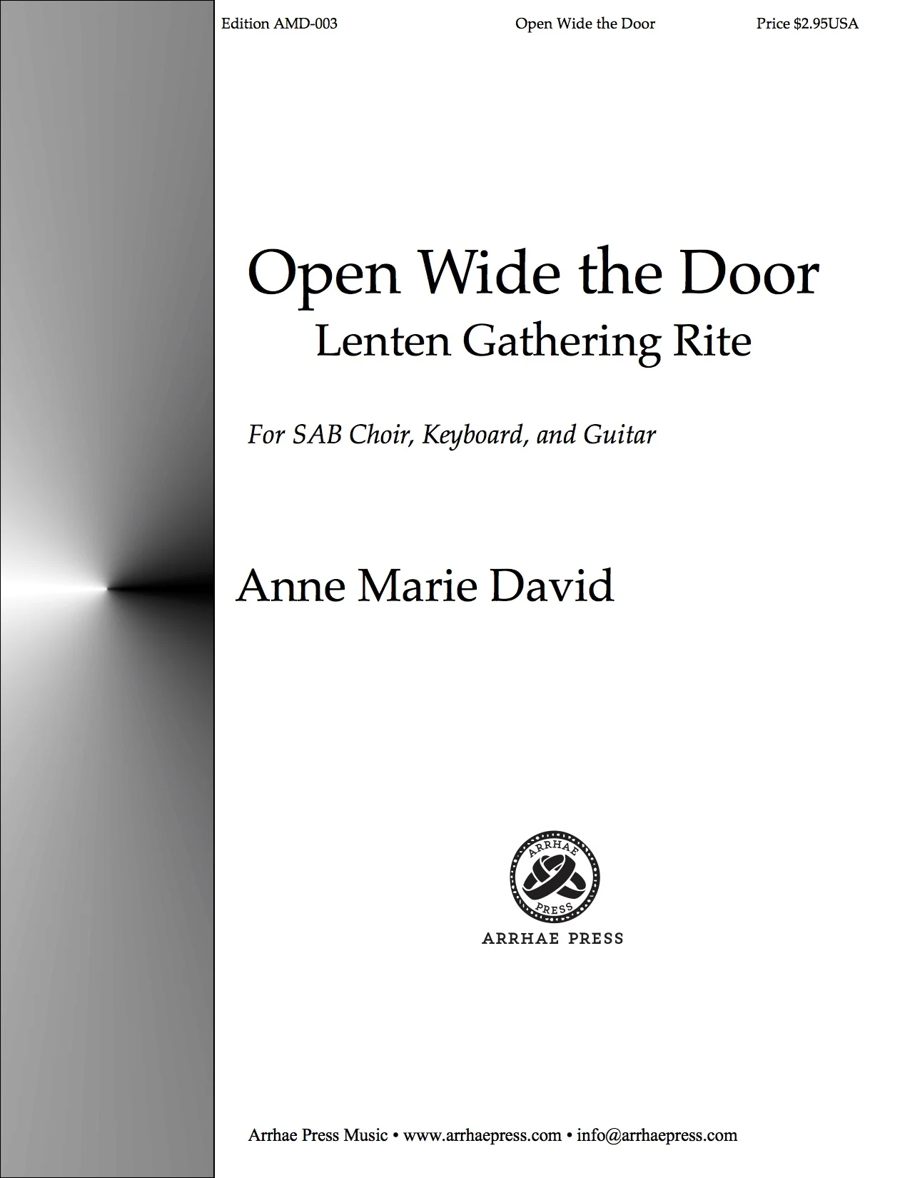 Open Wide The Door Lenten Gathering Rite - Digital Download