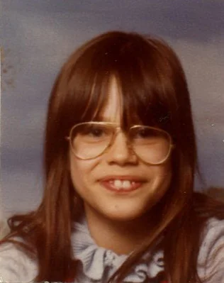 Monica at age 8.