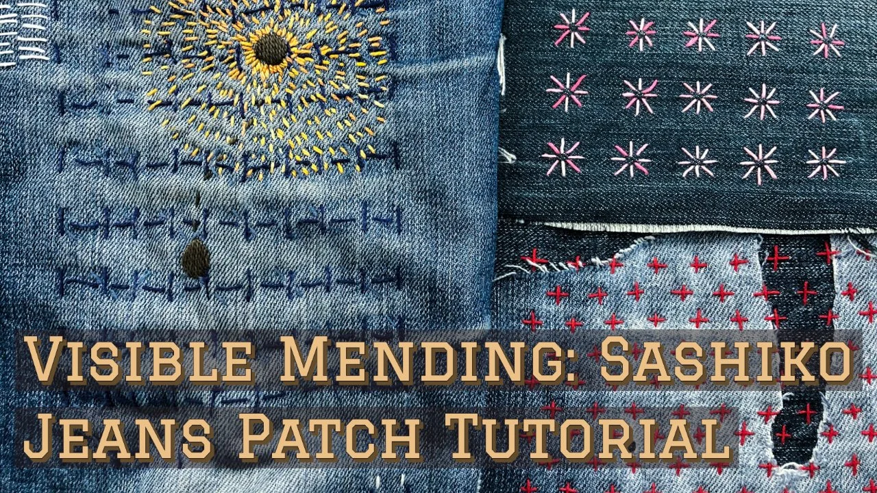 Mending Has Never Looked So Good - How To Sew Sashiko