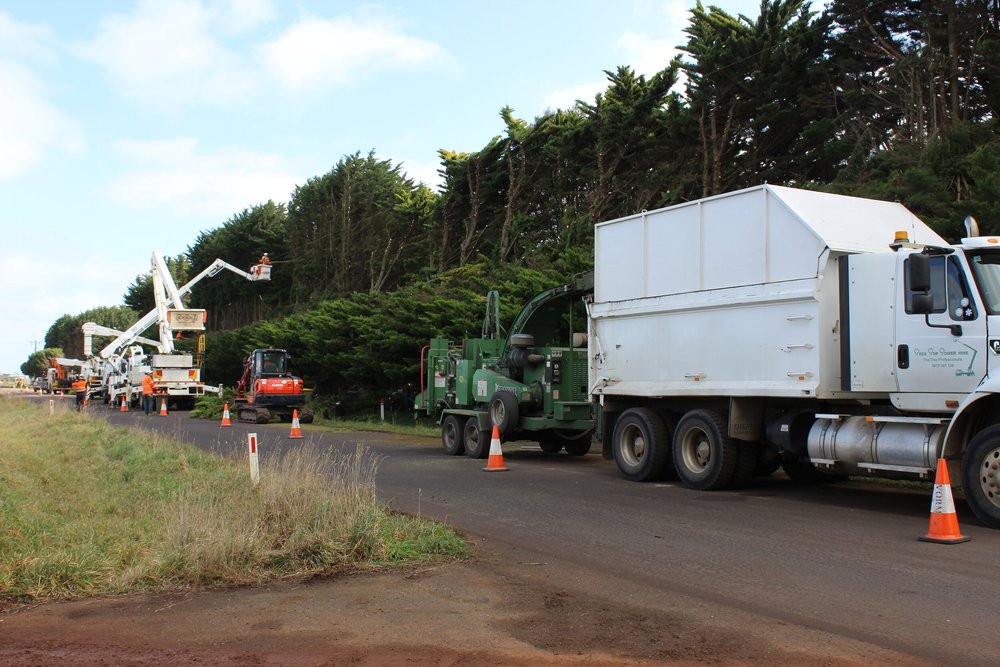 Tree Top Tower Hire crews, plant and completed work