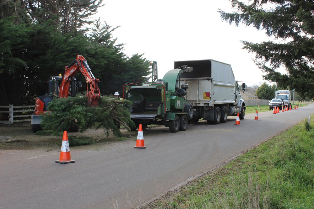 Tree Top Tower Hire crews, plant and completed work