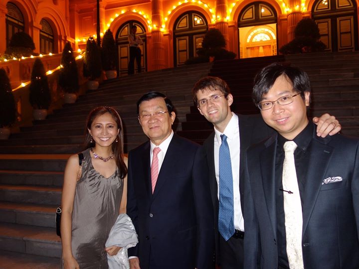 AANMI team meets the President of the Socialist Republic of Vietnam, Mr. Truong Tan Sang. (Photo by Sarah Ngo)